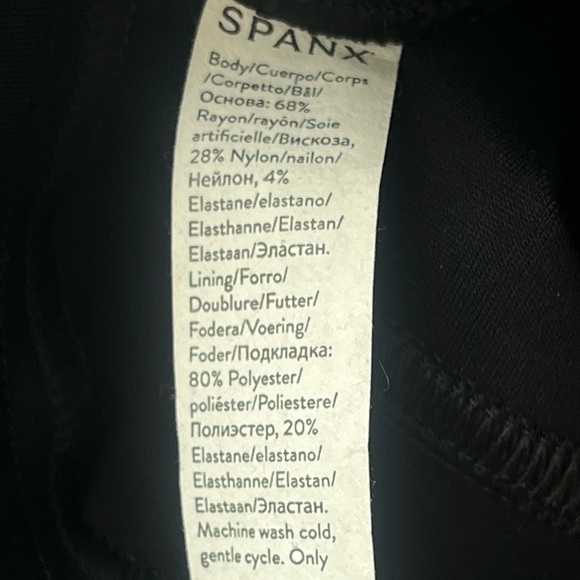 Spanx perfect black ankle pants black small P NWOT - Picture 9 of 12